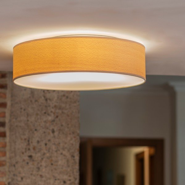 Lampada da soffitto in impiallacciatura naturale di faggio sbiancato TSURI L, ⌀ 40 cm Tsuri - Sotto Luce-image-4