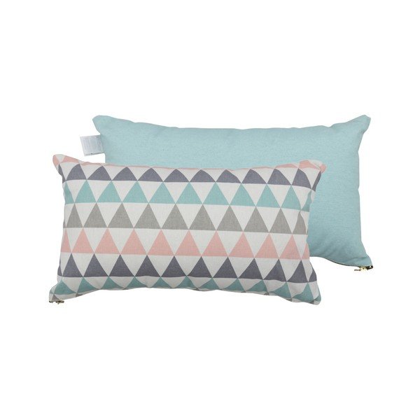 Sada 2 polštářů s výplní Karup Deco Cushion Pastel Trinity/Peppermint, 45  x  25  cm