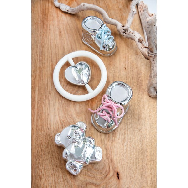 Scatola in metallo per primo dente 6x4x4 cm Shoe - Zilverstad-image-2