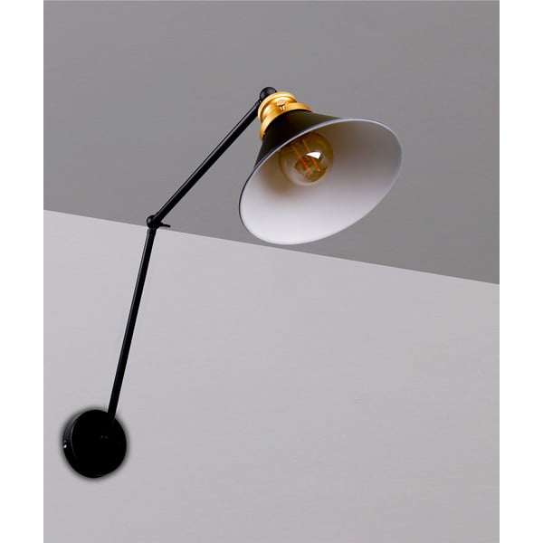 Lampada da parete in metallo nero Fundo - Candellux Lighting-image-1