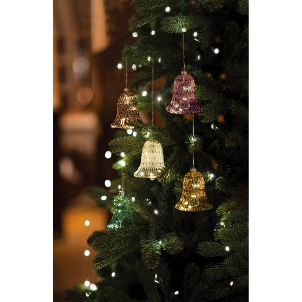 Decorazione leggera bordeaux ø 9 cm Luna - Sirius-image-1