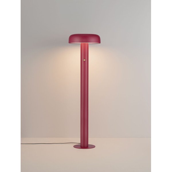 Lampada da terra LED burgundy in metallo con intensità regolabile (altezza totale 142 cm) Noelia – Nova Luce-image-2