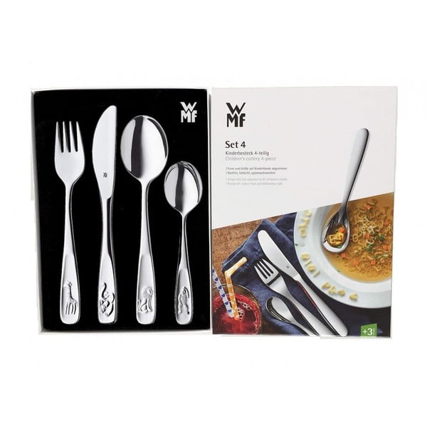 Set di 4 posate per bambini in acciaio inossidabile Zoo - WMF-image-1