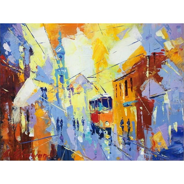 Dipinto 100x70 cm Town - Wallity
