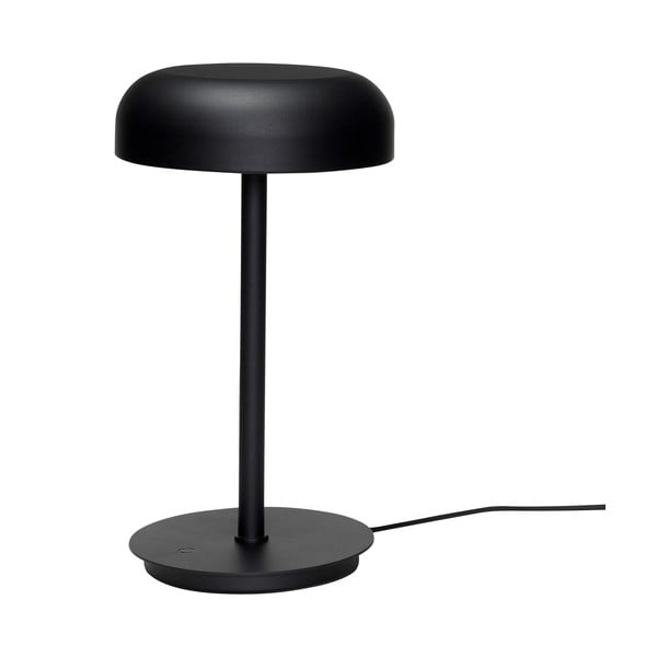 Lampada da tavolo dimmerabile a LED nera (altezza 37 cm) Velo - Hübsch