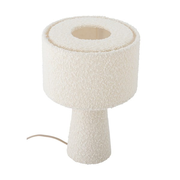 Lampada da tavolo bianca con paralume in tessuto (altezza totale 30 cm) Emmie – Bloomingville-image-4