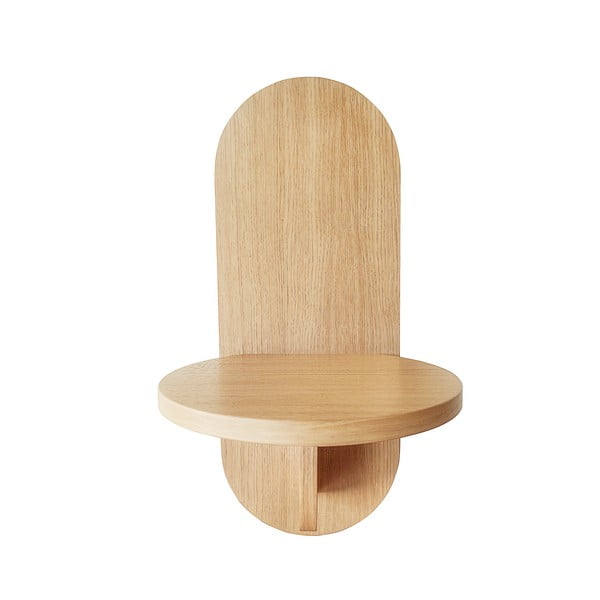 Mensole in legno di quercia in colore naturale Soft - Woodman-image-3