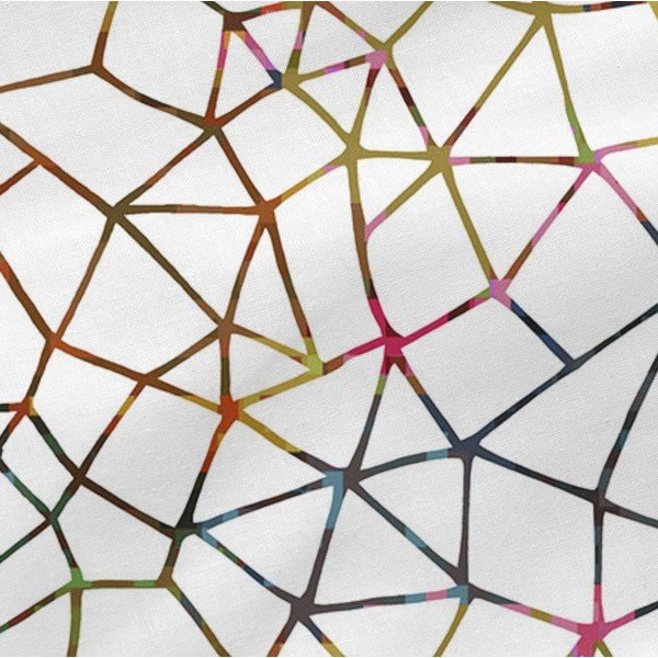 Set di 2 federe in cotone, 50 x 75 cm Net - Blanc-image-3