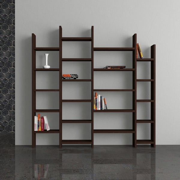 Knížní police Ladder, wenge-image-1