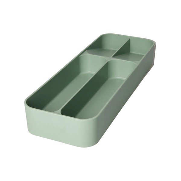 Portaposate color salvia in plastica 13,5 x 39 cm – Brandani