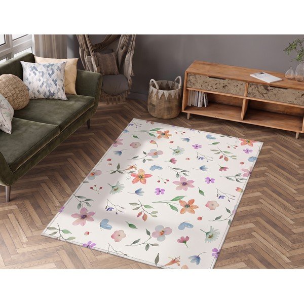 Tappeto lavabile 120x180 cm Floral – Vitaus-image-1