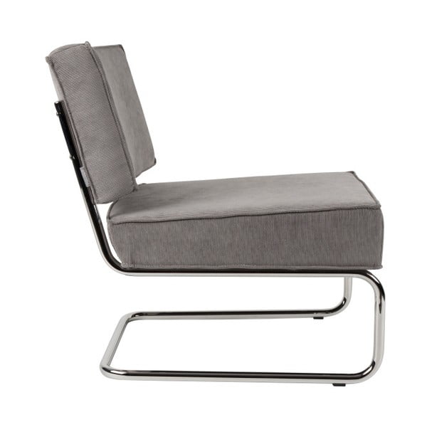 Poltrona grigio chiaro Rib - Zuiver-image-2