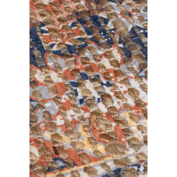 Tappeto di colore naturale in misto iuta tessuto a mano 80x150 cm Miley – Flair Rugs-image-3
