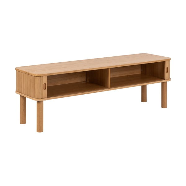 Tavolo TV in rovere naturale 140x45 cm Langley - Actona-image-3