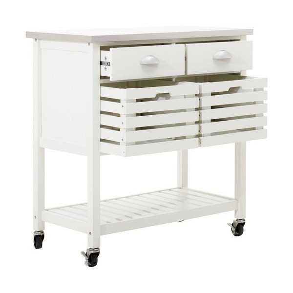 Tavolino da servizio su ruote 46x86 cm Frankfurt – Premier Housewares-image-4