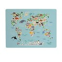 Tappetino da tavolo Mappa del mondo, 55 x 35 cm - Little Nice Things