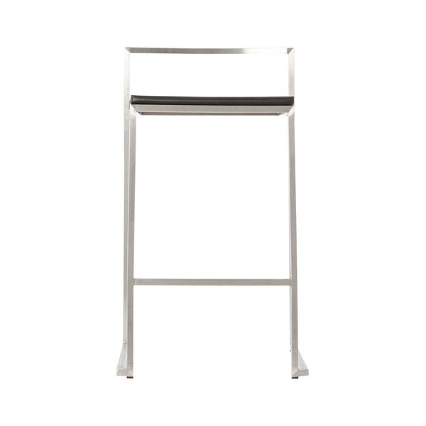 Sedia da bar con seduta nera Meto, altezza seduta 65 cm - Kokoon-image-2