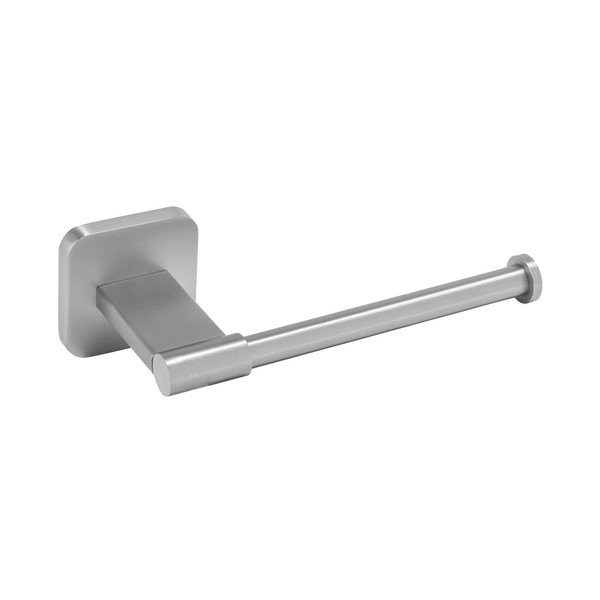 Porta carta igienica senza foratura color argento opaco in acciaio inox con aggancio Turbo-loc Porto – Wenko