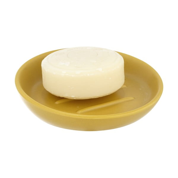 Portasapone in ceramica giallo Badi - Wenko-image-2