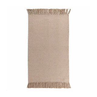 Tappeto lavabile beige 50x80 cm Pietro - douceur d'intérieur
