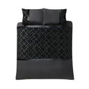 Biancheria da letto in velluto nero per letto matrimoniale 200x200 cm Lattice Cut - Catherine Lansfield