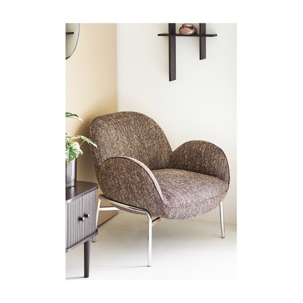 Poltrona marrone scuro Zomba – House Nordic-image-3