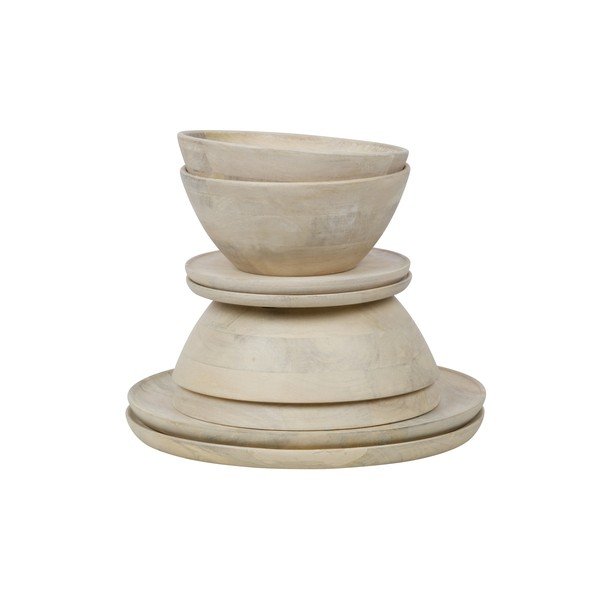 Podnos z mangového dřeva BePureHome, ø 41 cm-image-1