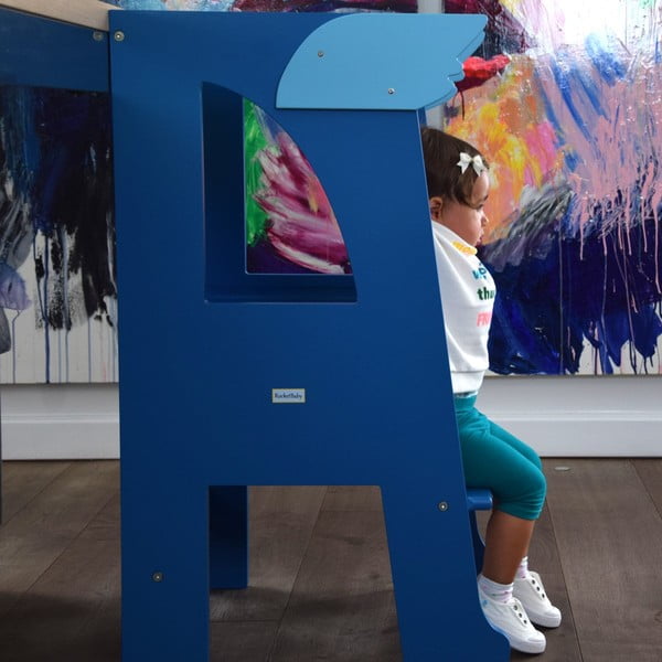 Torre di apprendimento blu Montessori - Rocket Baby-image-4
