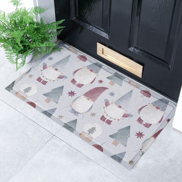 Zerbino a tema Natale 40x70 cm Gnomes – Artsy Doormats-image-1