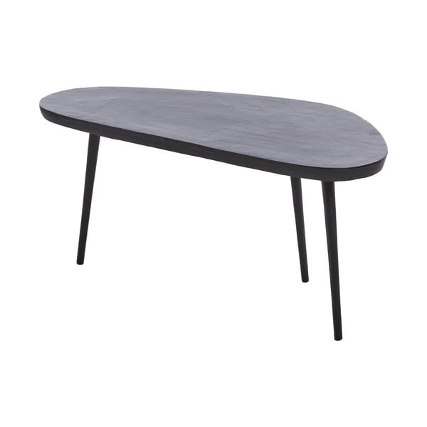 Tavolino da salotto in metallo nero 42x87 cm Puno - Light & Living