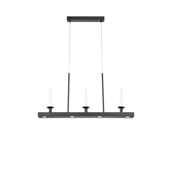 Lampadario LED nero in metallo con intensità regolabile Dining – Markslöjd