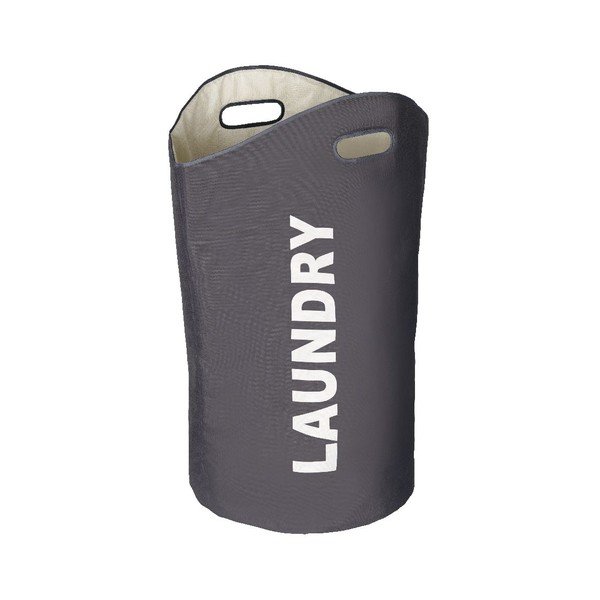 Cesto portabiancheria grigio , 65 l Lumo - Wenko-image-1