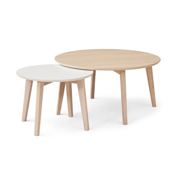 Tavolino Hammel in rovere Ø 90 cm Iris - Hammel Furniture-image-3