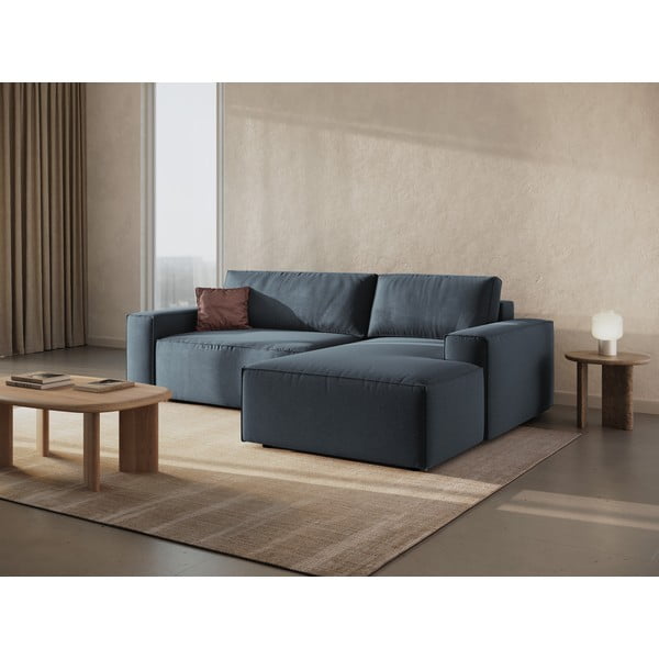 Angolo divano letto blu (angolo destro) Jodie - Micadoni Home-image-1
