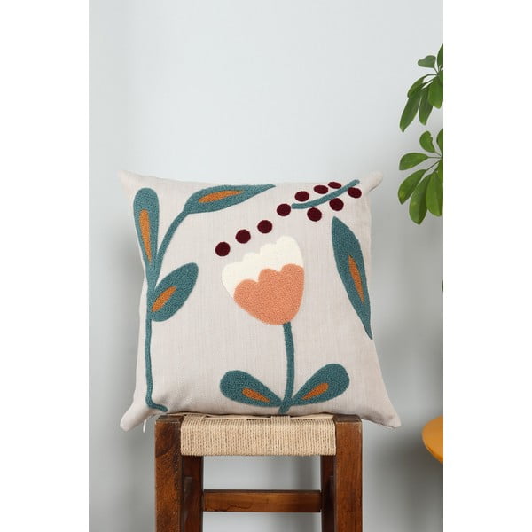 Cuscino decorativo in lino 43x43 cm Fresya – Mioli Decor-image-1