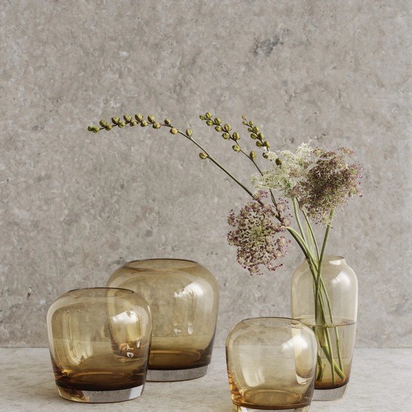 Vaso in vetro giallo chiaro Leta - Blomus-image-2