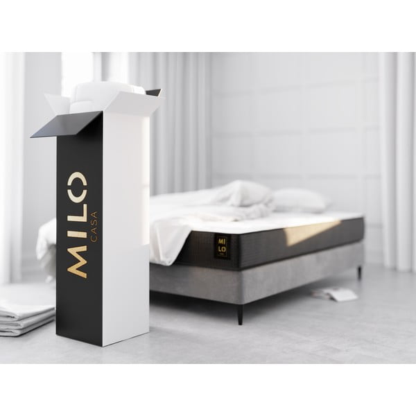 Materasso matrimoniale in schiuma dura/media 180x200 cm Fabio - Milo Casa-image-3