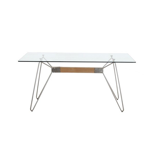 Tavolo da pranzo con gambe nere Nicole, 160 x 90 cm - Marckeric-image-4