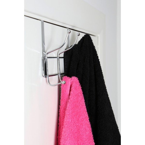 Appendiabiti in metallo argentato 11 cm Chrome - Premier Housewares-image-1