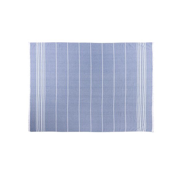 Coperta blu in cotone 150x200 cm Solene – Tiseco Home Studio-image-2