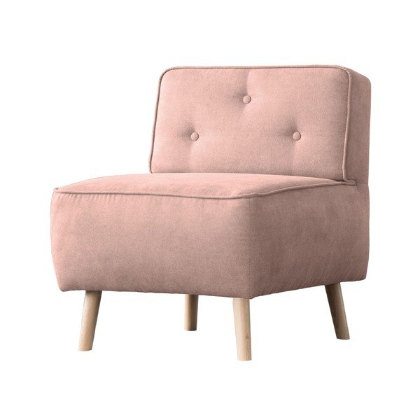 Růžové křeslo Kooko Home Lounge