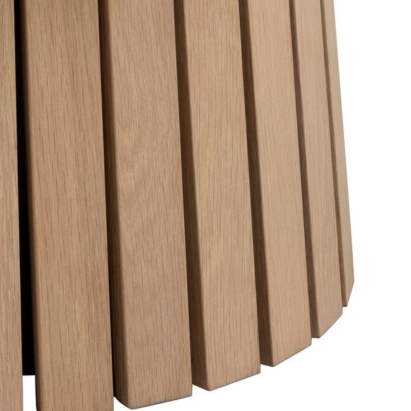 Tavolino rotondo in rovere ø 80 cm Christo - Actona-image-4