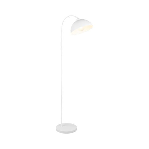 Lampada da terra bianca con paralume in metallo (altezza totale 170 cm) Sierra – Trio