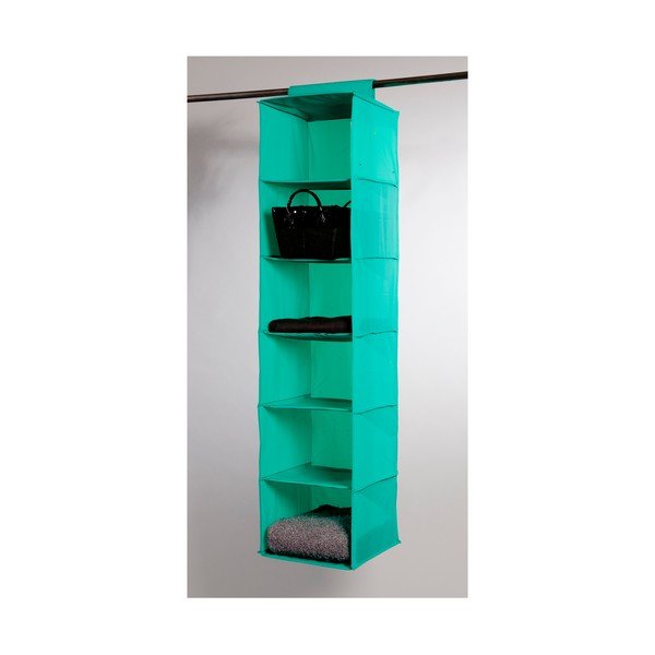 Organizzatore tessile pensile Verde 6 Cestelli - Compactor