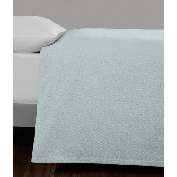 Copriletto in cotone color menta per letto matrimoniale 200x230 cm Serenity - Mijolnir-image-3
