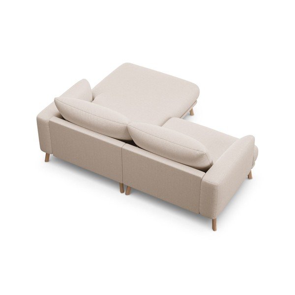 Divano angolare beige (con penisola a destra/con chaise lounge) Naomi – Micadoni -image-3