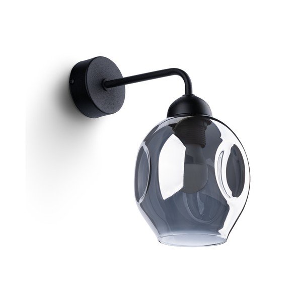 Lampada da parete nera ø 25 cm Garten – Sollux