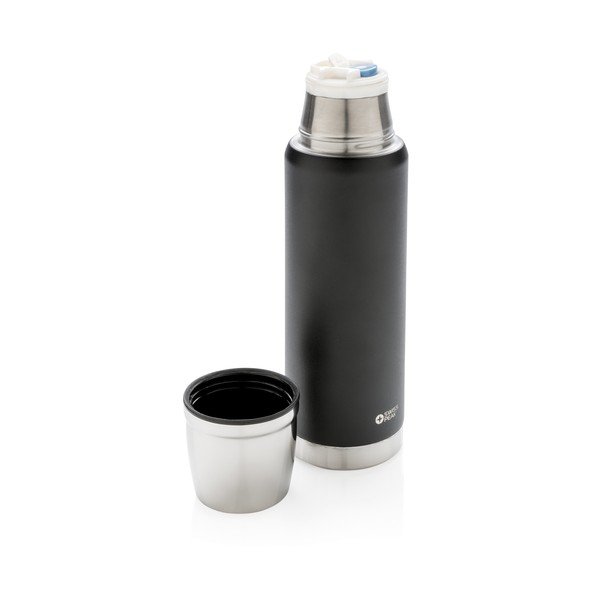 Černá termoska z nerezové oceli XD Design, 500 ml-image-1
