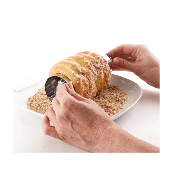 Set di stampi da forno in acciaio inox per torta a camino 2 pz ø 6 cm – Orion-image-1