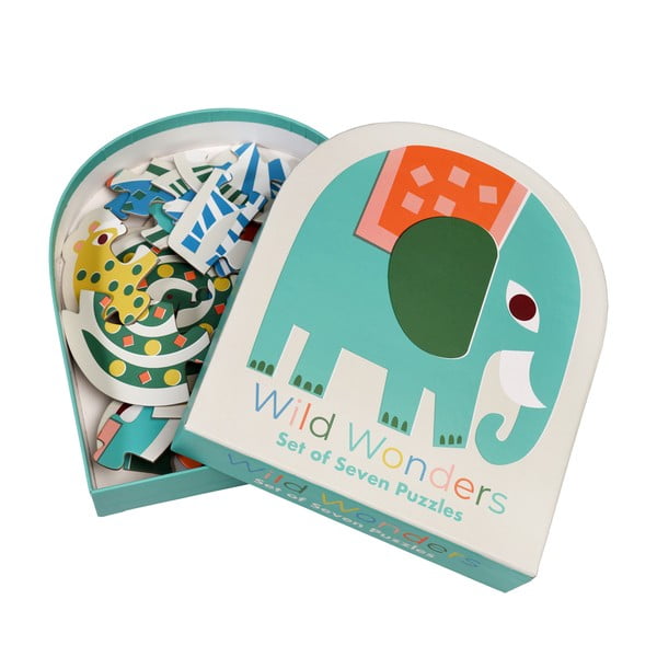 Set di 7 puzzle Wild Wonders - Rex London-image-2